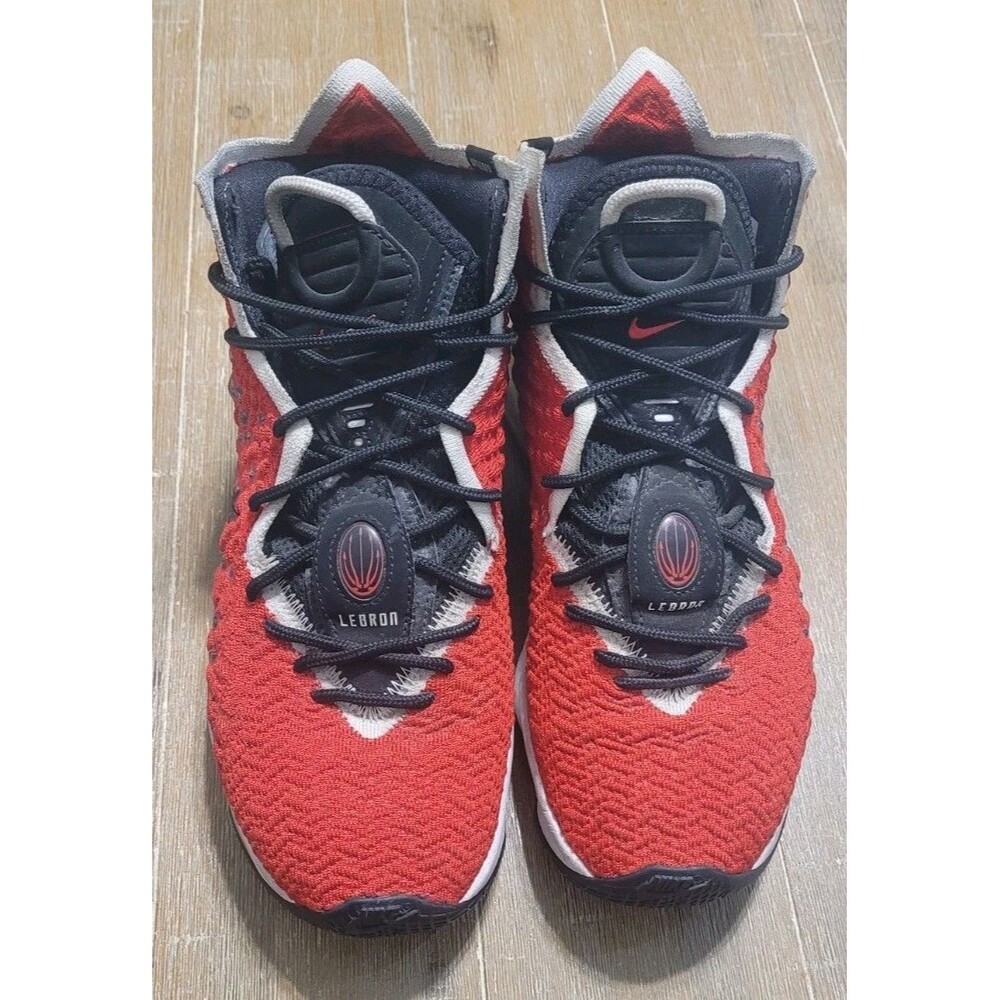 Size 8 - Nike LeBron 17 Air Max Uptempo Men's Basketball Shoes Sneakers Red